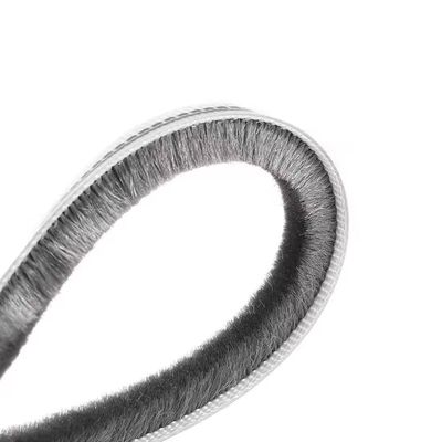 باب الأثاث ضد الاصطدام الفرشاة الختم الصوف كومة الطقس شريط مع ارتفاع كومة من 3-25mm وعرض من 3-50mm