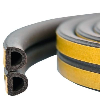 شرائط الطقس EPDM شرائط أغلاق النافذة للشقق الأسود / الرمادي / البني / الأبيض / الألوان الأخرى