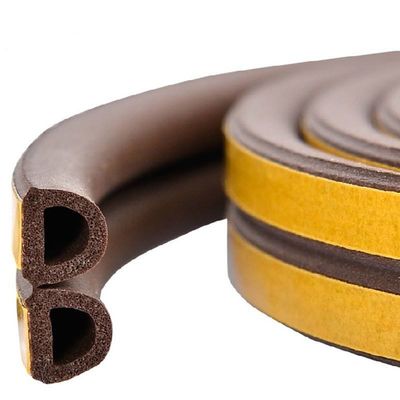 شرائط الطقس EPDM شرائط أغلاق النافذة للشقق الأسود / الرمادي / البني / الأبيض / الألوان الأخرى