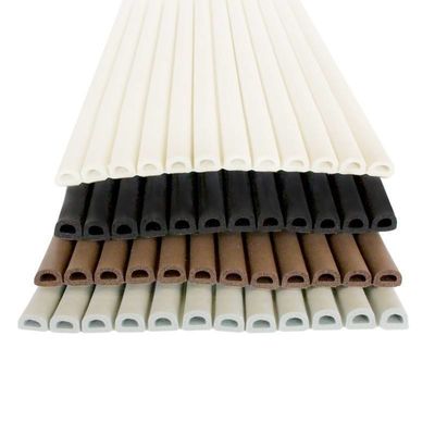 3-50mm عرض CLJ EPDM رغوة الطقس لختام النافذة والأبواب 3-25mm ارتفاع كومة أسود / رمادي / بني / أبيض / ألوان أخرى