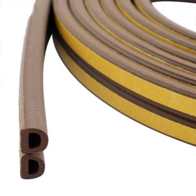 3-50mm عرض CLJ EPDM رغوة الطقس لختام النافذة والأبواب 3-25mm ارتفاع كومة أسود / رمادي / بني / أبيض / ألوان أخرى