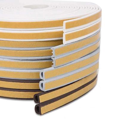 تخصيص مقاومة الشيخوخة Tpe Pvc Epdm باب خشبي مطاطي طابعات الطقس الشرائط للشقة