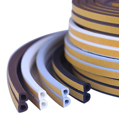 الباب والنوافذ مع EPDM الرغوة الناعمة المطاطية الشرائط الختم الرمادي البني الأبيض