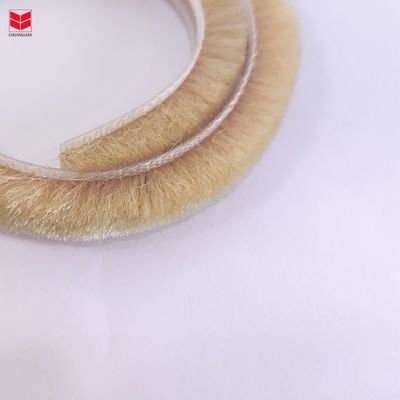 إطار الباب من سبيكة الألومنيوم CLJ الجانب الطقس فرشاة إزالة للشقة ارتفاع كومة 3-25mm العرض 3-50mm