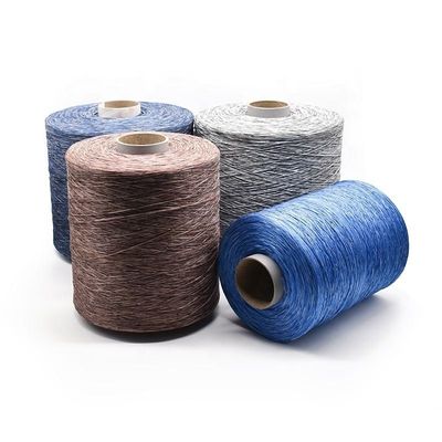 دينير 900D 1000D 2000D 5000D حلقة SPUN Pp خيط ملون الأزرق أكياس خياطة النسيج الأحذية الخيط المختلط للنسيج