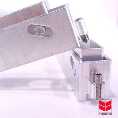 التصميم الحديث الألومنيوم الزاحف النافذة الدوارة التثبيت السهل للشقة