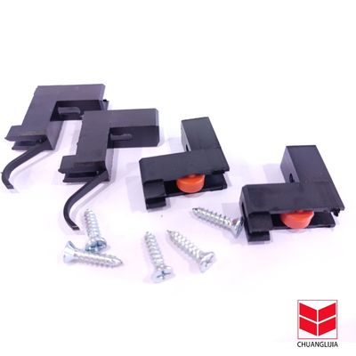 ملحقات أبواب النوافذ من الألومنيوم عجلة بلاستيكية متحركة ذات تصميم حديث