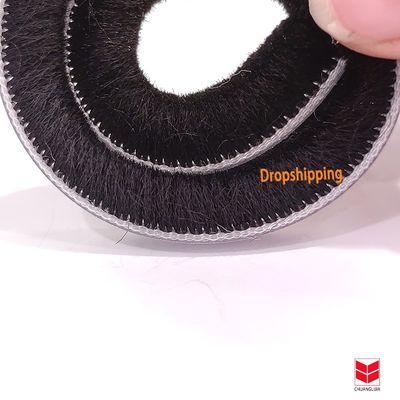 3-25mm ارتفاع كومة مضاد للطقس شريط السيليكون الشريط الطقس الفرشاة لألومنيوم الباب النافذة خندق