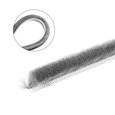 مخصصة الملصق الباب الطقس تنزيل الفرشاة للنوافذ كومة ارتفاع 3-25mm / عرض 3-50mm