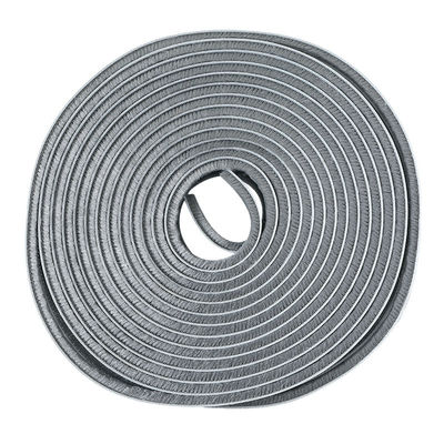 ارتفاع الكومة 3-25mm العرض 3-50mm 100%PP سبيكة الألومنيوم شريط الفرشاة الطقس سحب للباب المقابل من CLJ الباب المنزلق